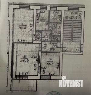 3-к квартира, вторичка, 85м2, 2/4 этаж
