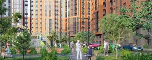 3-к квартира, строящийся дом, 83м2, 22/22 этаж