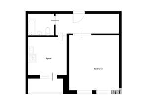 1-к квартира, вторичка, 39м2, 1/17 этаж