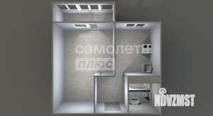 1-к квартира, вторичка, 43м2, 8/23 этаж