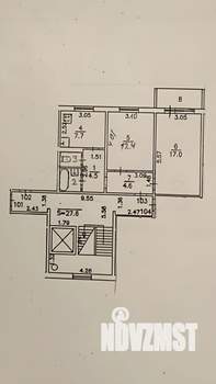 2-к квартира, вторичка, 50м2, 6/10 этаж