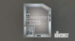 Студия квартира, вторичка, 17м2, 1/6 этаж