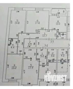 3-к квартира, вторичка, 78м2, 6/6 этаж
