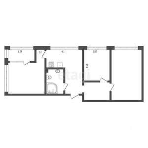 3-к квартира, вторичка, 90м2, 3/4 этаж