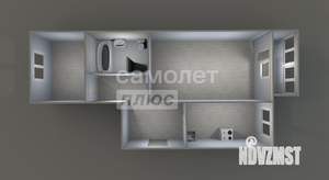 2-к квартира, вторичка, 54м2, 2/5 этаж