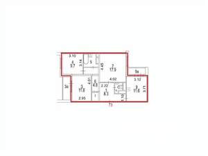 Студия квартира, вторичка, 72м2, 1/18 этаж
