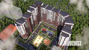 2-к квартира, строящийся дом, 68м2, 18/22 этаж