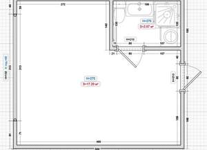 1-к квартира, вторичка, 18м2, 1/2 этаж