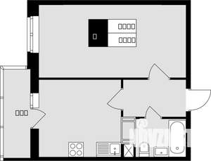 1-к квартира, вторичка, 37м2, 2/17 этаж