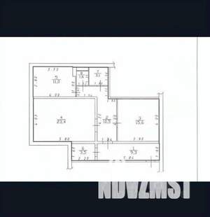 2-к квартира, вторичка, 78м2, 1/12 этаж