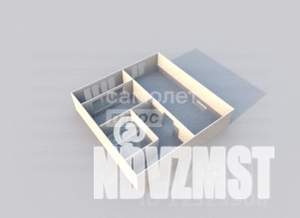 1-к квартира, вторичка, 44м2, 4/12 этаж