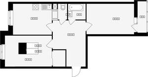 2-к квартира, вторичка, 60м2, 2/17 этаж