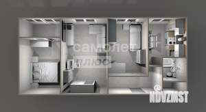 3-к квартира, вторичка, 54м2, 7/9 этаж