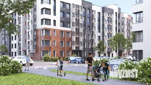 3-к квартира, строящийся дом, 66м2, 6/8 этаж