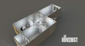 2-к квартира, вторичка, 47м2, 5/5 этаж