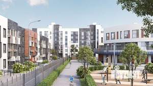 3-к квартира, строящийся дом, 66м2, 6/8 этаж