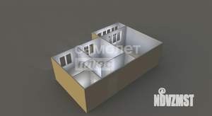 2-к квартира, вторичка, 55м2, 3/9 этаж