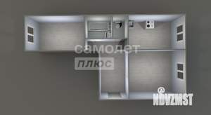 2-к квартира, вторичка, 53м2, 1/14 этаж