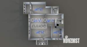 3-к квартира, вторичка, 91м2, 8/24 этаж