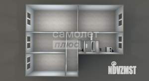 4-к квартира, вторичка, 74м2, 1/5 этаж