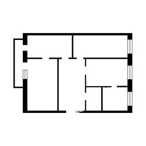 4-к квартира, вторичка, 93м2, 2/14 этаж