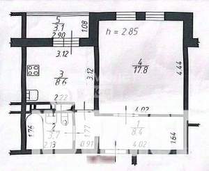 1-к квартира, вторичка, 38м2, 5/14 этаж