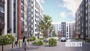 3-к квартира, строящийся дом, 66м2, 6/8 этаж