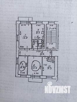 4-к квартира, вторичка, 74м2, 4/5 этаж