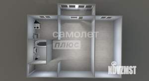2-к квартира, вторичка, 43м2, 5/5 этаж
