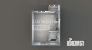 Студия квартира, вторичка, 30м2, 3/5 этаж