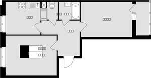 2-к квартира, вторичка, 53м2, 3/17 этаж