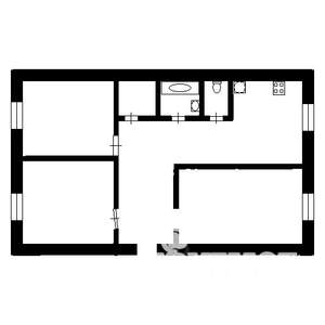 3-к квартира, вторичка, 61м2, 1/9 этаж