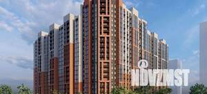 1-к квартира, строящийся дом, 40м2, 8/22 этаж