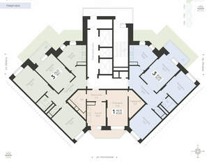 3-к квартира, вторичка, 83м2, 11/22 этаж