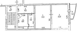 2-к квартира, вторичка, 70м2, 5/25 этаж