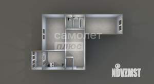 2-к квартира, вторичка, 59м2, 7/18 этаж