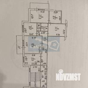 3-к квартира, вторичка, 93м2, 2/5 этаж