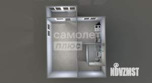 1-к квартира, вторичка, 29м2, 4/4 этаж