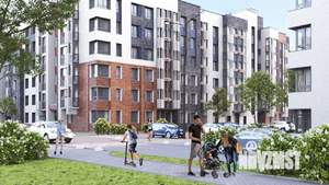 2-к квартира, строящийся дом, 45м2, 5/8 этаж