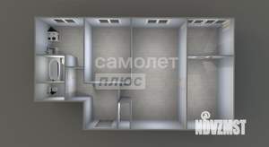 3-к квартира, вторичка, 50м2, 9/9 этаж