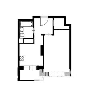 1-к квартира, вторичка, 41м2, 3/23 этаж