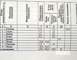 2-к квартира, вторичка, 47м2, 5/5 этаж