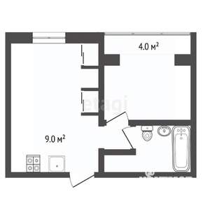 1-к квартира, вторичка, 38м2, 6/18 этаж