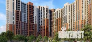 2-к квартира, строящийся дом, 59м2, 9/22 этаж