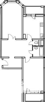 2-к квартира, строящийся дом, 75м2, 4/17 этаж