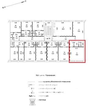 1-к квартира, вторичка, 23м2, 3/5 этаж
