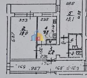 2-к квартира, вторичка, 51м2, 5/9 этаж