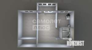 2-к квартира, вторичка, 43м2, 2/5 этаж