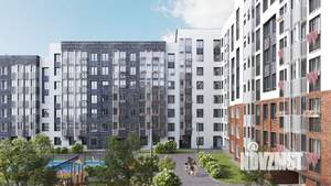3-к квартира, строящийся дом, 75м2, 7/8 этаж