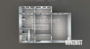 2-к квартира, вторичка, 50м2, 3/9 этаж